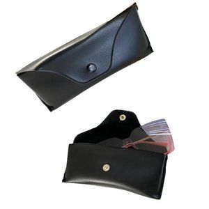Leather Sunglasses Case Hard Eyeglasses Case
